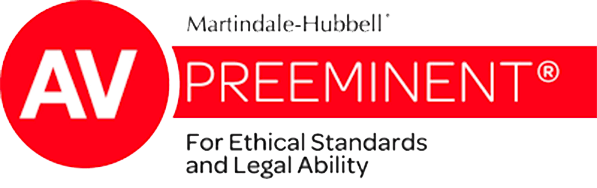 Martindale Hubbell AV Preeminent® for Ethical Standards and Legal Ability